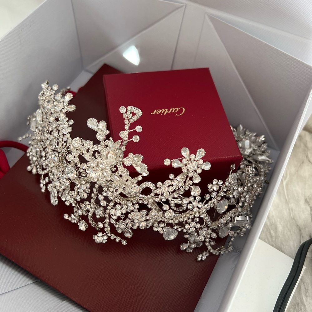 Bridal head peice Swarovski crystal - Picture 8 of 8